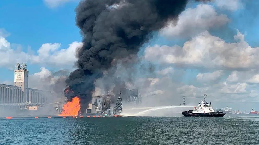 突發(fā)！輪船撞上天然氣管道，大爆炸！2死、2失蹤，6傷！